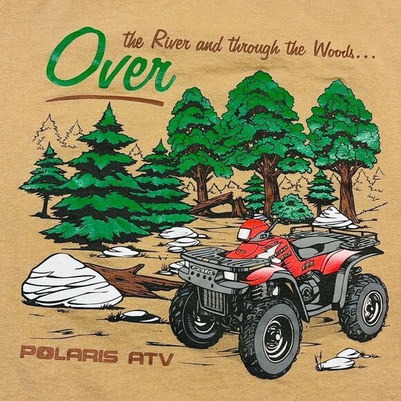 Vintage Polaris ATV Graphic Short Sleeve Tee - Picture 3 of 7